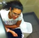 A girl sneaks into a public restroom where her friend is pooping and starts recording. There are some nice views but no audible pooping sounds.